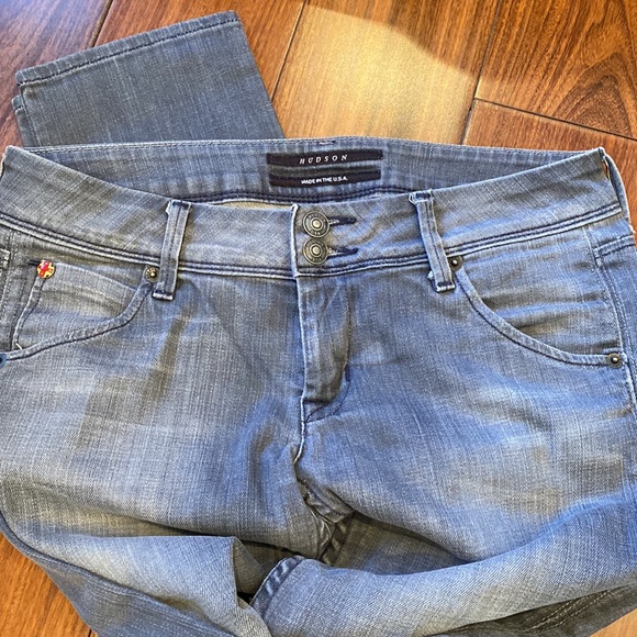 Hudson, size 27, gray, cotton and elastin - Picture 2 of 3